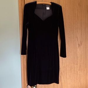 EUC Velvet Long Sleeve Cocktail dress